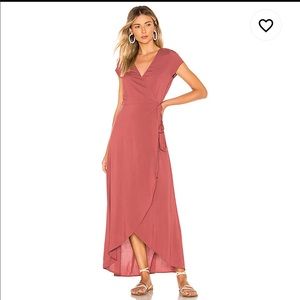 NWT L*Space Goa Wrap Front Currant Dress - S